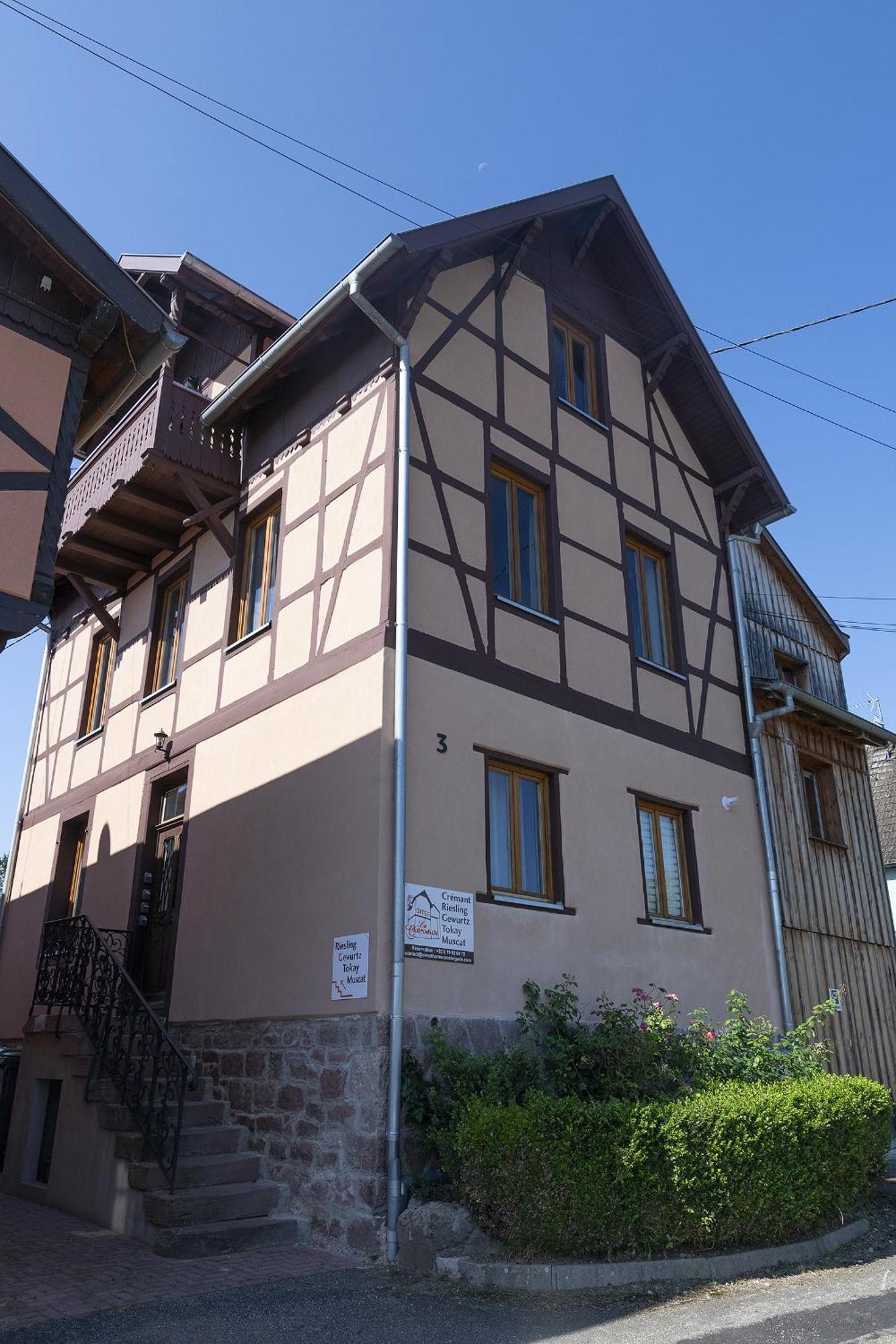 דירות ריקוויר Riesling - Vue Imprenable Sur Le Vignoble - Renove Recemment - Parking Gratuit מראה חיצוני תמונה